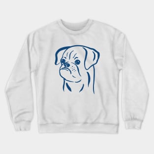 Petit Brabancon (Beige and Blue) Crewneck Sweatshirt